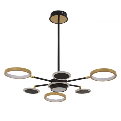 Потолочная люстра на штанге светодиодная с ПДУ F-Promo Hybrid 4687-7P