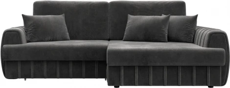 Диван угловой Лига-057 НПБ угол правый Лига Диванов (Велюр) арт.129277