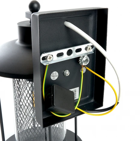 Настенный уличный светильник Feron Борда 48388 PL721 60W E27 черный Бордо (220V, круглые, IP44)