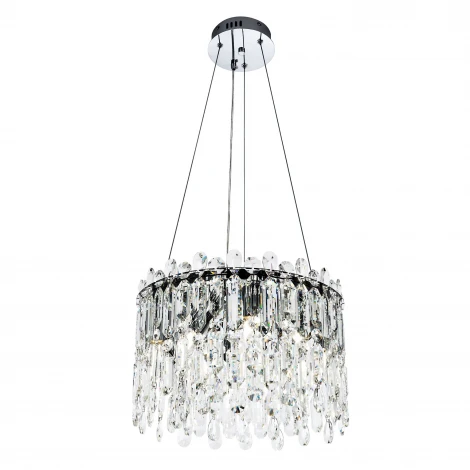 Подвесная люстра хрустальная Modelux MODELUX ML.837.8 CR