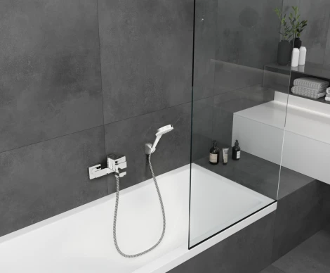Смеситель Hansgrohe Vernis Shape 71450000 для ванны с душем, хром