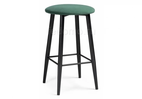 Полубарный стул Woodville Гангток катания изумруд / черный матовый 469982