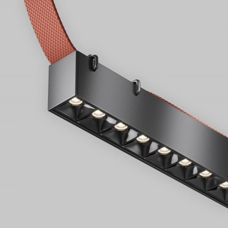 Трековый светильник ременной Downlight Maytoni Points Parity TR128B-12W4K-M-B 4000K 12Вт черный (48V)