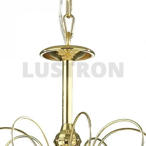 Подвесная люстра N-Light 135 135-08-32 gold + clear crystal