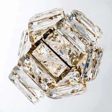 Подвесная люстра хрустальная Modelux ML.755.2 GD