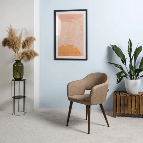 Стул R-Home Oscar Сканди Браун Темный Орех