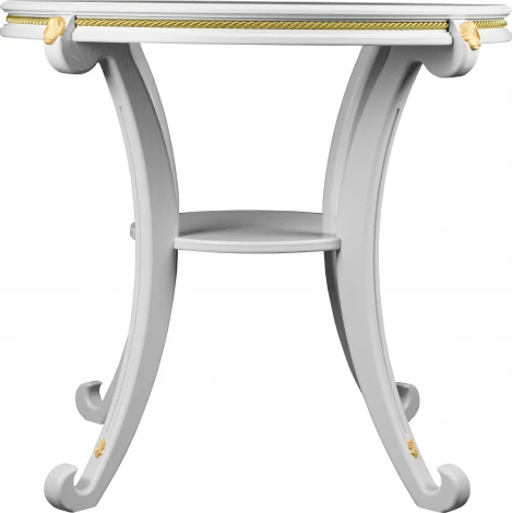 Стол журнальный Глория С молочный дуб Л Mebelik арт.008628