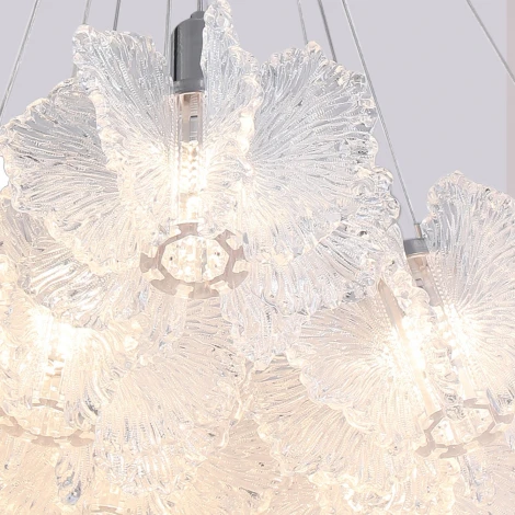 Подвесная люстра хрустальная ILLUMICO IL5180-900LZF-25 CH ELITE