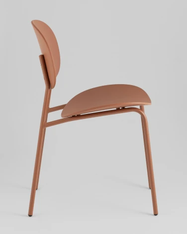 Стул Edie пластик коричневый NP Stool Group арт.УТ000040833