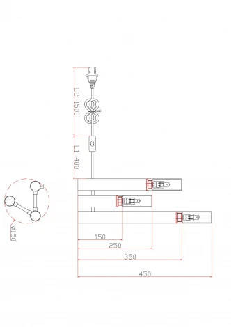 Настольная лампа Freya Match FR5109TL-03G