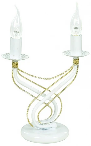 Интерьерная настольная лампа Emibig Tori White 171/LN2