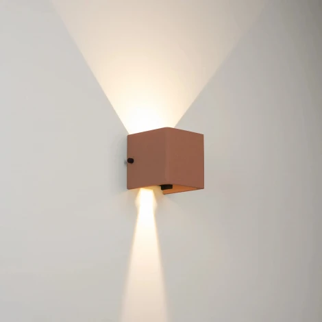 Архитектурная подсветка LGD-PERAN-WALL-S120x120-6W Warm3000 (Beige red, 0-80 deg, 230V) (Arlight, IP65 Бетон) 061761