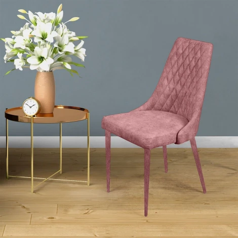 Стул CONNOR LUXE, бархат пудровый 15/конус Top Concept (12824)