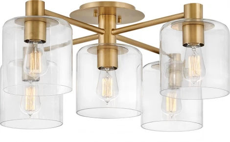 Потолочная большая люстра Hinkley QN-AXEL5-HB (220V)