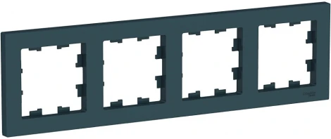 Рамка на 4 поста (изумрудный) Systeme Electric AtlasDesign ATN000804