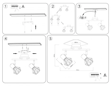Спот на штанге Ambrella Traditional TR8752