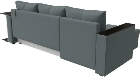 Диван угловой Атланта Лайт левый угол (Серый/Рогожка) Лига Диванов арт.121164L