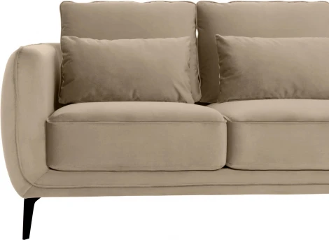 Диван Amsterdam двухместный ОГОГО (арт.342684), (Ткань/Бежевый)