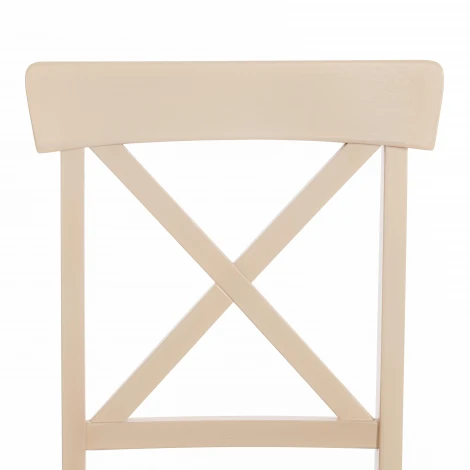Стул Гольфи 2/ Golfi 2 дерево гевея, 45*51*94, ivory white, ткань кор.-зол. (1505-9) Tetchair 14117