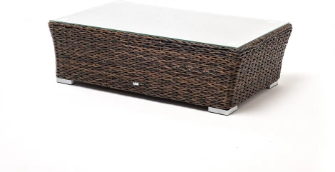 "Капучино" журнальный столик из искусственного ротанга (гиацинт), цвет коричневый 4SIS арт.УТ-00003962
