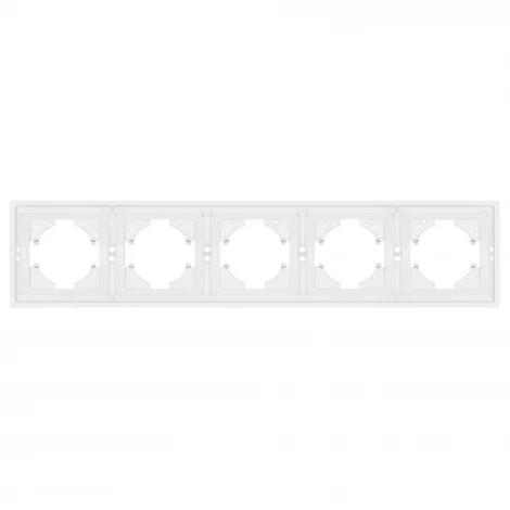 Рамка пластиковая FRM-TENDO-PL-5-WH (Arlight, Белый) 053851