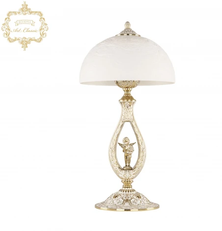 Настольная лампа Art Classic 32.14 32.1400L.30.GW.Rose.FA10M (220V, ангелы)
