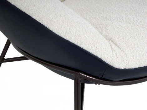 Кресло Debra ОГОГО 632079 (белый, черный)