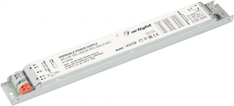 Блок питания ARJ-SP-150-LINEAR-PFC-DALI2-ADJ (150W, 120-330V, 0.5-1.0A) (Arlight, IP20 Металл) 039603