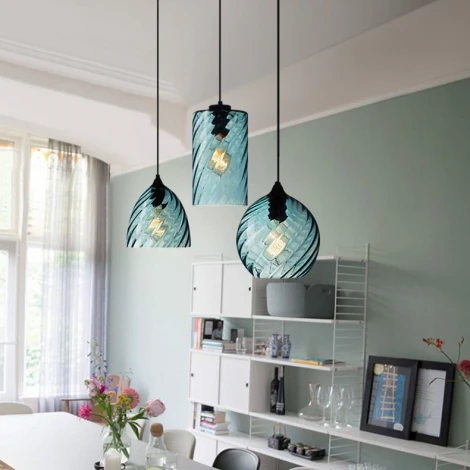 Подвесной светильник Cl Rib A Blue ImperiumLoft Cl-Rib01 (140614-26) (220V, на проводе)