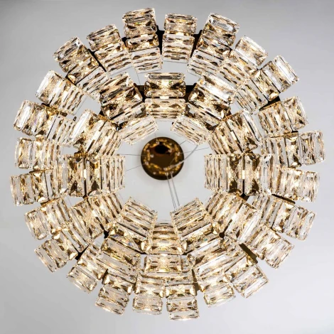 Подвесная люстра хрустальная Modelux MODELUX ML.755.36 GD