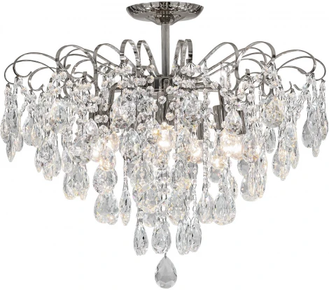 Потолочная люстра на штанге Escada Crown 1113/7PL Chrome