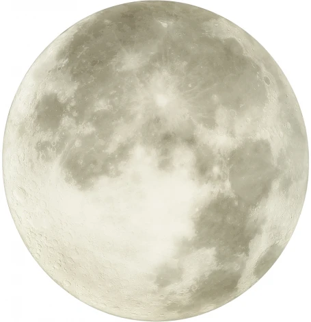 Настенно-потолочный светильник Moon 3084/EL (регулировка яркости, LED, 220V, пульт управления, круглые, луна, IP43)