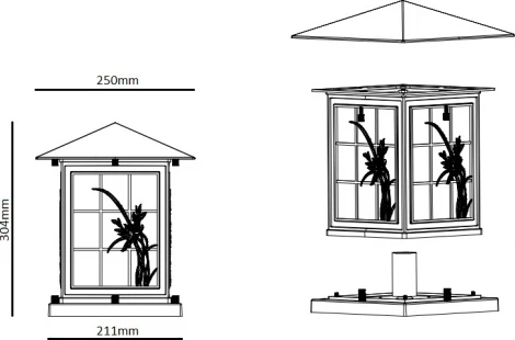 Наземный светильник LD-Lighting LD-JP LD-JP01 (220V, IP44)