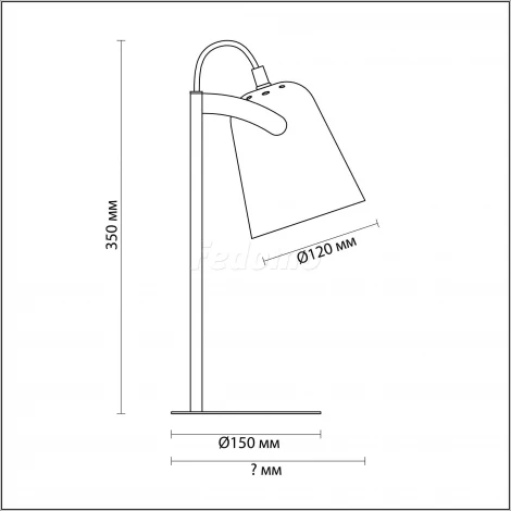 Офисная настольная лампа Lumion Kenny 3651/1T