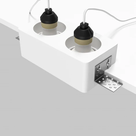 Встраиваемый светильник Maytoni Gyps Modern DL123-GU10-02-W