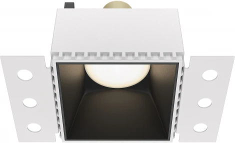 Встраиваемый светильник под гипсокартон Share GU10 1x20Вт Maytoni Technical DL051-01-GU10-SQ-WB (220V)