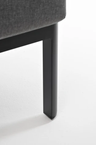 "Сан Ремо" кресло плетеное из роупа садовое, каркас алюминий темно-серый, роуп серый, ткань серая 4SIS арт.УТ-00006724