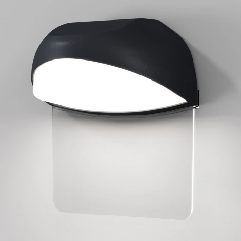 Настенный уличный светильник Maytoni Gloss O447WL-L7GF3K (LED, 220V, IP65)