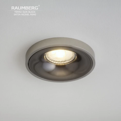 Встраиваемый светильник Raumberg TerraGBk\SNi Gun Black\Satin Nickel