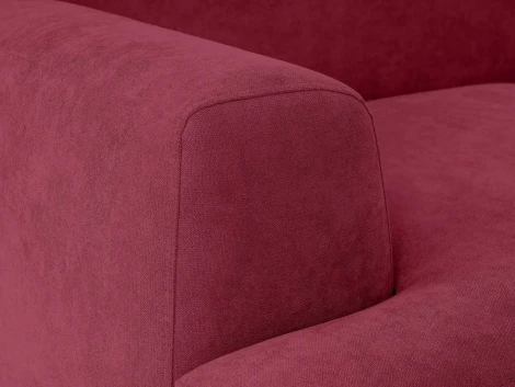 Диван Portofino 2-х местный ОГОГО (арт.604116), (Рогожка/Бордовый)