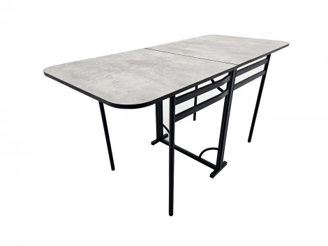 Стол-книжка Цемент, Черный муар Мир стульев Мир стульев Искра 102319