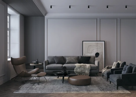 Накладной потолочный светильник FOCUS S GU10 1x10Вт Maytoni Technical C052CL-01B (220V, круглые)