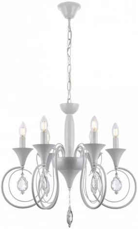 Подвесная люстра Arte Milano AM349920 349920/6 WT (220V, подвески, на цепи, подсвечник, свеча)