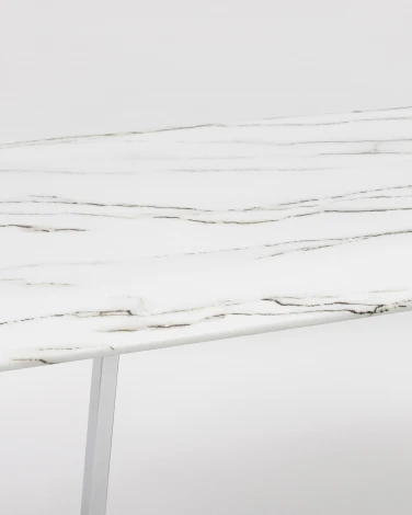 Стол обеденный Stool Group Даллас 160*90 белый стеклянный УТ000002668