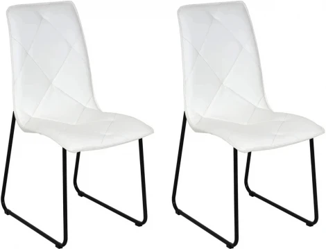 Обеденный стул Marco ОГОГО Обстановочка! (Металл,Экокожа/Белый) арт.914820