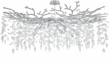 Потолочная люстра хрустальная на штанге Arte Milano Milano-1 23111.1200.18.E14.B CR (220V)