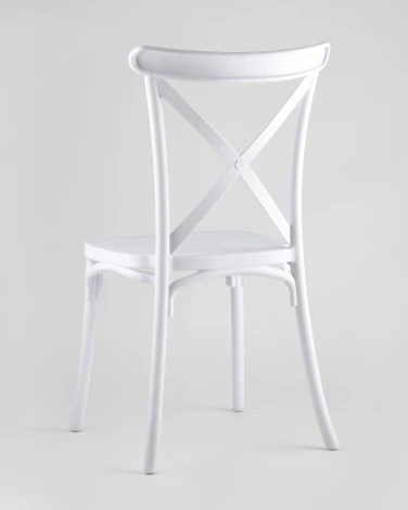 Стул Stool Group Кроссбэк пластиковый белый УТ000001848