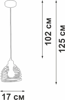 Подвесной светильник Vitaluce V2854-1/1S (220V, на проводе)