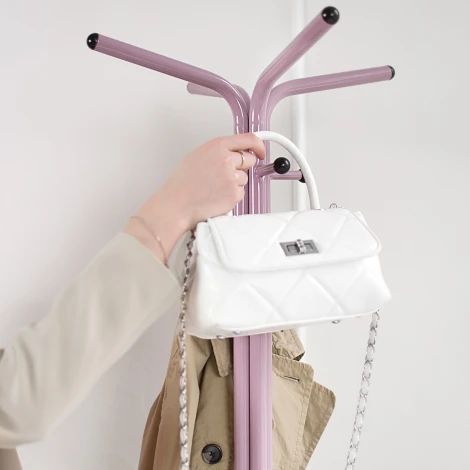 Вешалка напольная Галилео 218 розовый/шимо от фабрики Mebelik