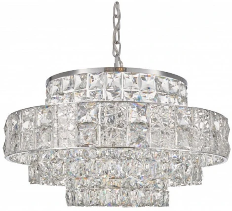 Подвесная люстра Fluorite Majeste FL1059-16P (220V, хрусталь, на цепи)